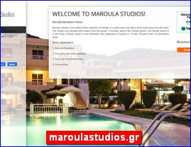 Hotels in Greece, maroulastudios.gr