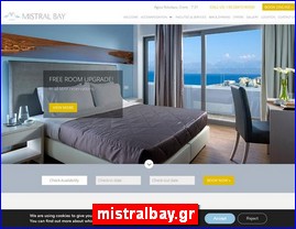 Hotels in Greece, mistralbay.gr