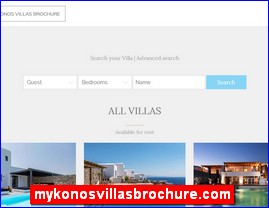 Hotels in Greece, mykonosvillasbrochure.com