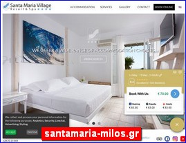 Hotels in Greece, santamaria-milos.gr