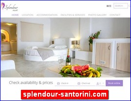 Hotels in Greece, splendour-santorini.com