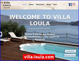 Hotels in Greece, villa-loula.com