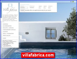 Hotels in Greece, villafabrica.com