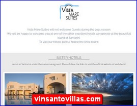 Hotels in Greece, vinsantovillas.com