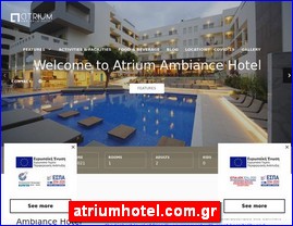 Hotels in Greece, atriumhotel.com.gr