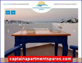 Hotels in Greece, captainapartmentsparos.com