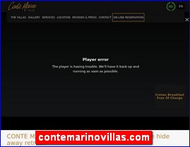 Hotels in Greece, contemarinovillas.com