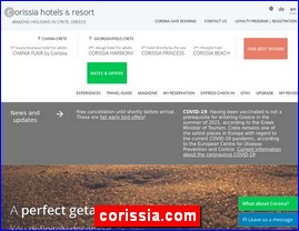 Hotels in Greece, corissia.com