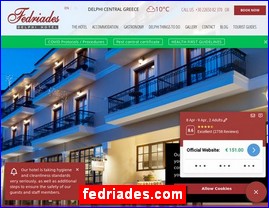 Hotels in Greece, fedriades.com