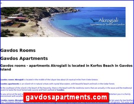 Hotels in Greece, gavdosapartments.com