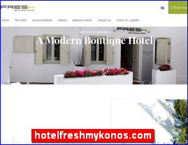 Hotels in Greece, hotelfreshmykonos.com