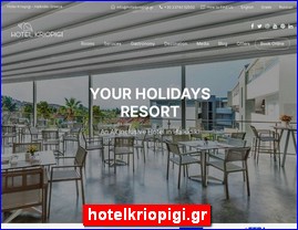 Hotels in Greece, hotelkriopigi.gr