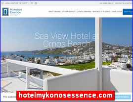 Hotels in Greece, hotelmykonosessence.com