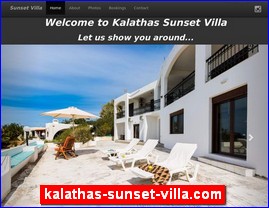 Hotels in Greece, kalathas-sunset-villa.com