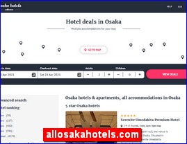 Hotels in Osaka, Japan, allosakahotels.com